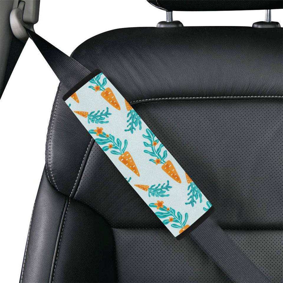 Carrot Pattern Print Design 03 Car Seat Belt Cover