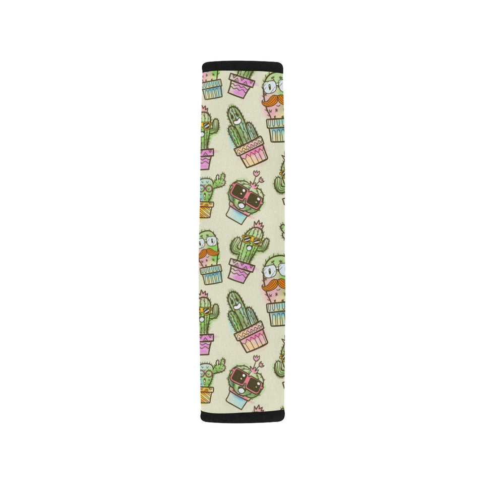 Cute Cactus Pattern Car Seat Belt Cover