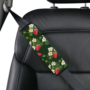 Strawberry Pattern Background Car Seat Belt Cover