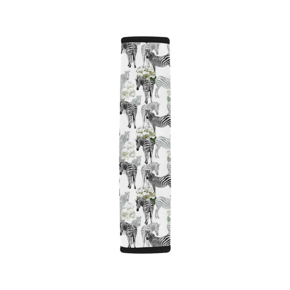 Zebra Pattern Car Seat Belt Cover