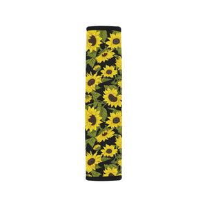 Sunflower Theme Pattern Car Seat Belt Cover