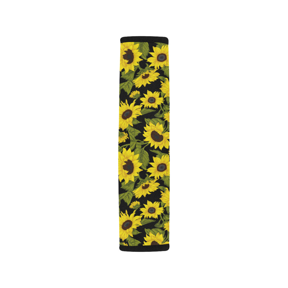 Sunflower Theme Pattern Car Seat Belt Cover