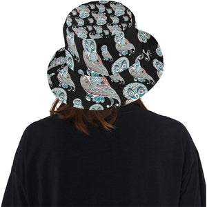 Owl Tribal Pattern Unisex Bucket Hat