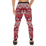 Snowman Sweater Printed Pattern Unisex Casual Sweatpants