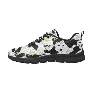 Panda Pattern Men's Sneakers Black