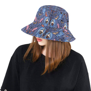 Mermaid Pattern Unisex Bucket Hat