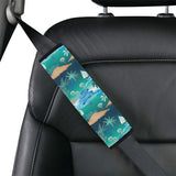 Sailboat Water Color Pattern Car Seat Belt Cover