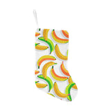 Banana Geometric Pattern Christmas Stocking