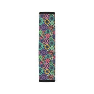 Gear Pattern Print Design 02 Car Seat Belt Cover