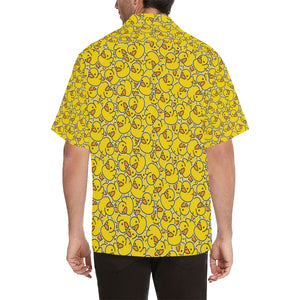 Duck Toy Pattern Print Design 04 Men's All Over Print Hawaiian Shirt (Model T58)