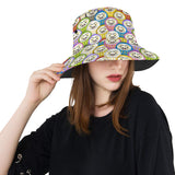 Colorful Daruma Pattern Unisex Bucket Hat