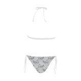 Swan Gray Pattern Sexy Bikinis Two-Pieces Swimsuits