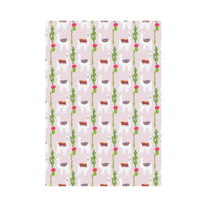 Llama Cactus Pattern House Flag Garden Flag