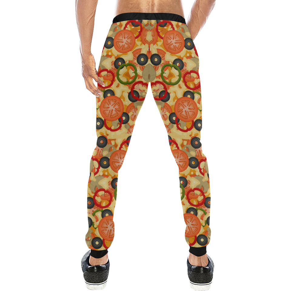 Pizza Texture Pattern Unisex Casual Sweatpants