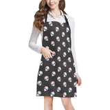 Alien Pattern Print Design 04 Adjustable Apron