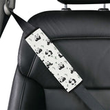 Panda Pattern Background Car Seat Belt Cover