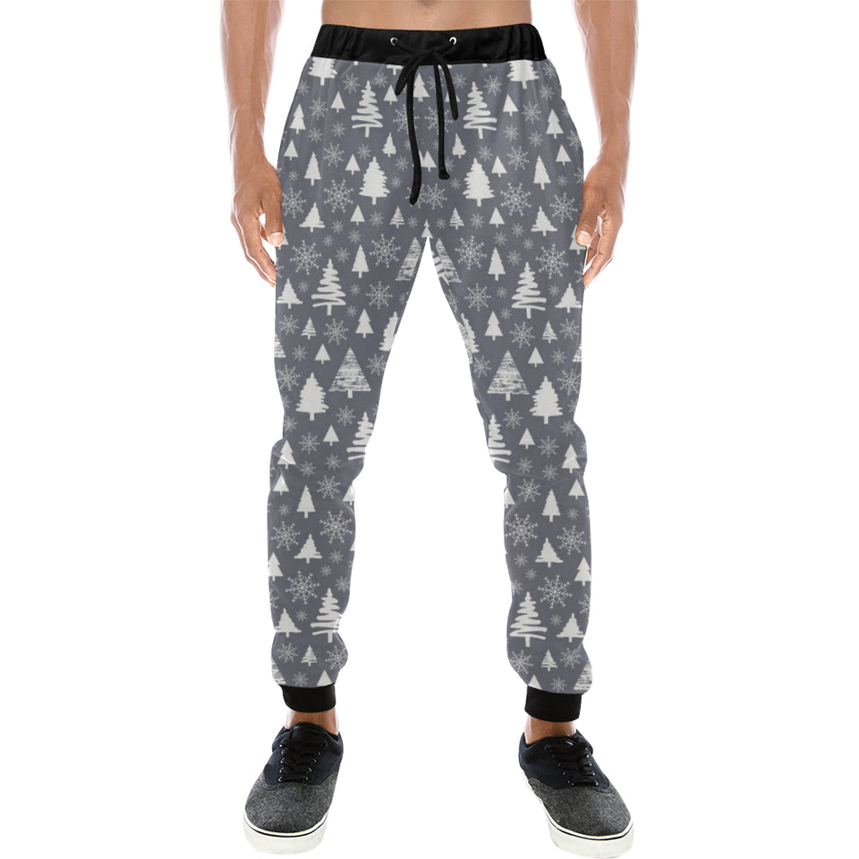 Snowflake Chirstmas Pattern Unisex Casual Sweatpants