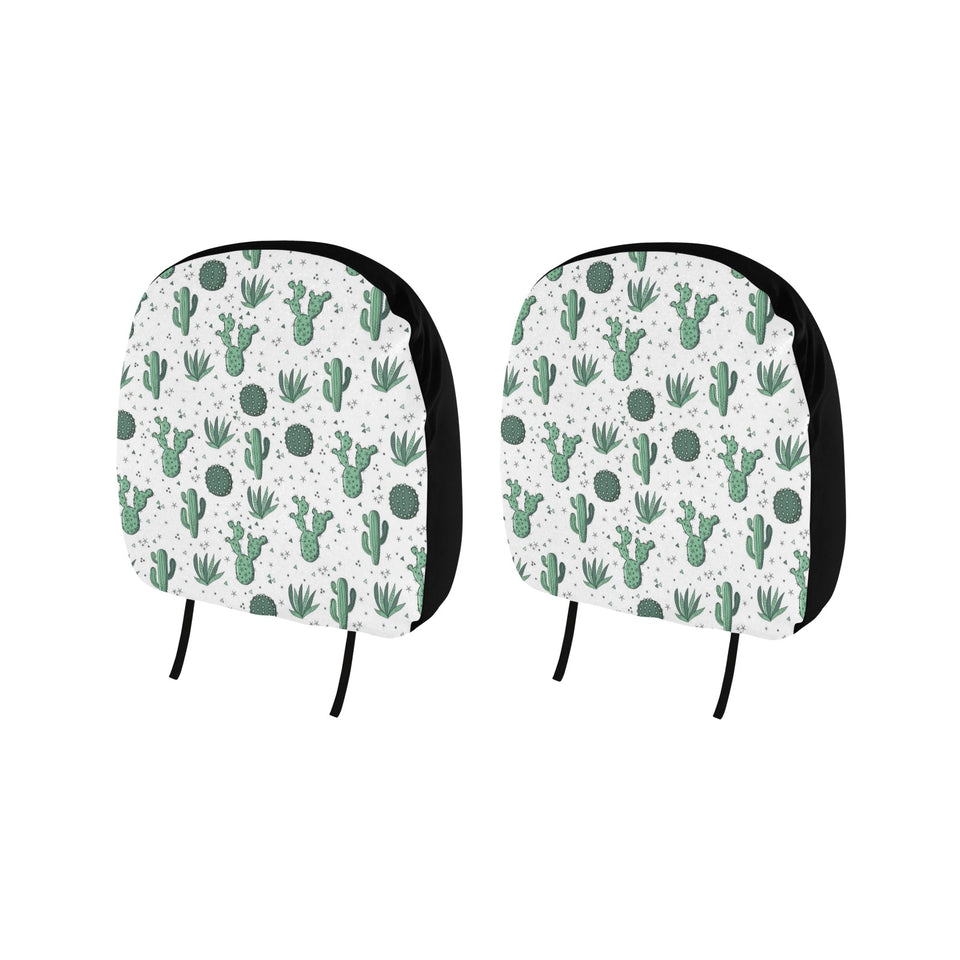 Cactus Pattern Car Headrest Cover