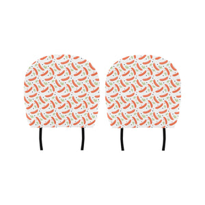 Sausage Pattern Print Design 03 Car Headrest Cover