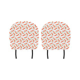 Sausage Pattern Print Design 03 Car Headrest Cover