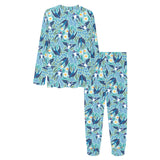 Swallow Pattern Print Design 05 Women's All Over Print Pajama Set