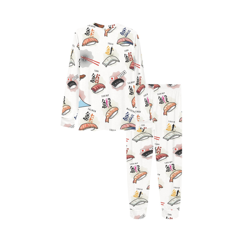 Sushi Japanese Pattern Kids' Boys' Girls' All Over Print Pajama Set