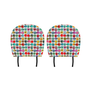 Colorful Sheep Pattern Car Headrest Cover