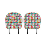 Colorful Sheep Pattern Car Headrest Cover