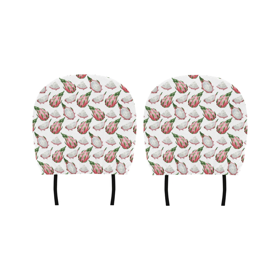 Dragon Fruit Pattern Car Headrest Cover