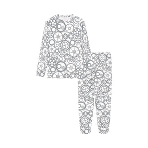 Gear Pattern Print Design 05 Kids' Boys' Girls' All Over Print Pajama Set