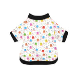 Snail Pattern Print Design 05 All Over Print Pet Dog Round Neck Fuzzy Shirt