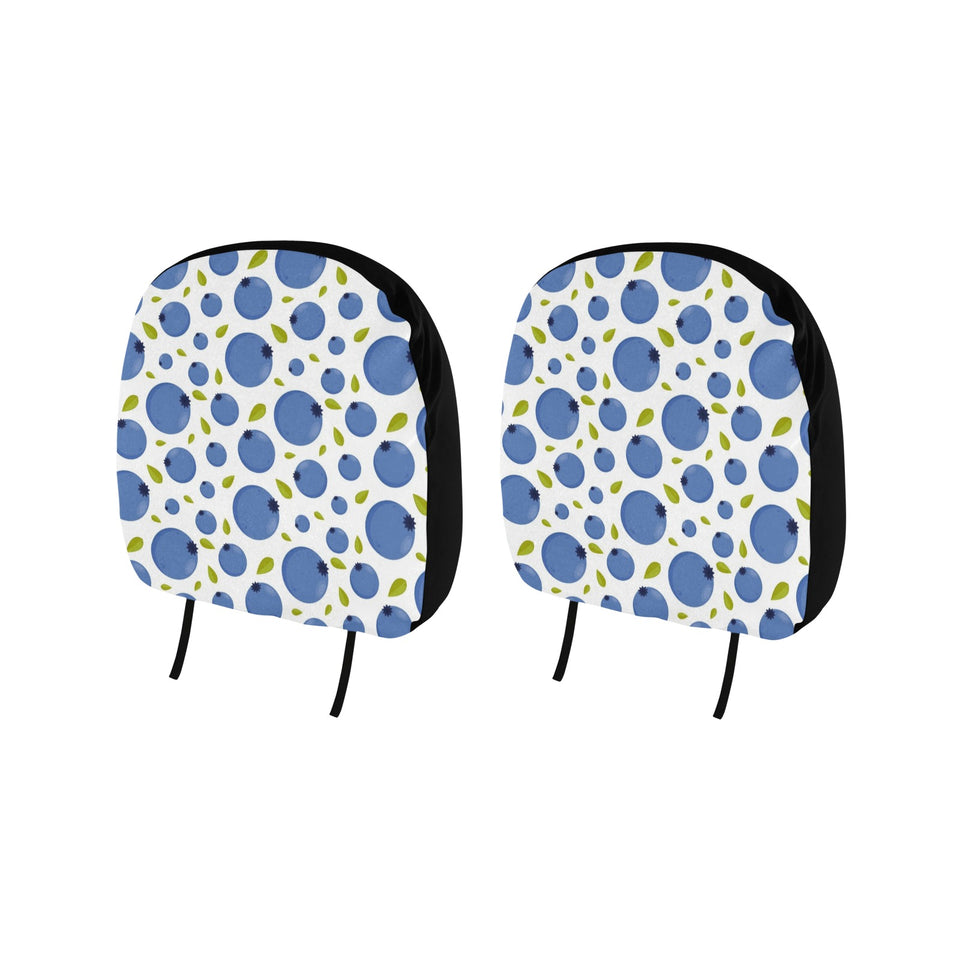 Blueberry Pattern Car Headrest Cover