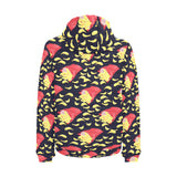 Potato Chips Pattern Print Design 05 Men's Padded Hooded Jacket(ModelH42)