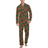 Squirrel Pattern Print Design 03 Men's Long Pajama Set