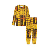 Egypt Hieroglyphics Pattern Print Design 01 Kids' Boys' Girls' All Over Print Pajama Set