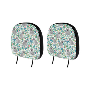 Koala Leaves Pattern Car Headrest Cover