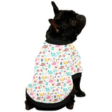 Tea pots Pattern Print Design 05 All Over Print Pet Dog Round Neck Fuzzy Shirt