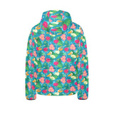 Pelican Pattern Print Design 03 Kids' Boys' Girls' Padded Hooded Jacket