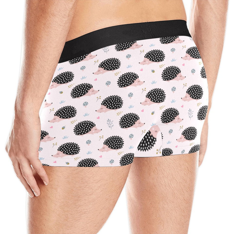 Hedgehog Pattern Print Design 04 Men's All Over Print Boxer Briefs Men's Underwear