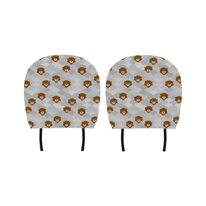 Cute Otter Pattern Car Headrest Cover