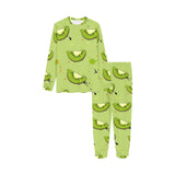 Kiwi Pattern Background Kids' Boys' Girls' All Over Print Pajama Set