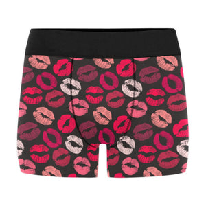 Lips Pattern Print Design 02 Men's All Over Print Boxer Briefs Men's Underwear