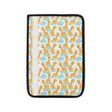 Giraffe Pattern Print Design 05 Car Seat Belt Cover