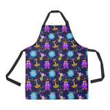 Alien Pattern Print Design 01 Adjustable Apron