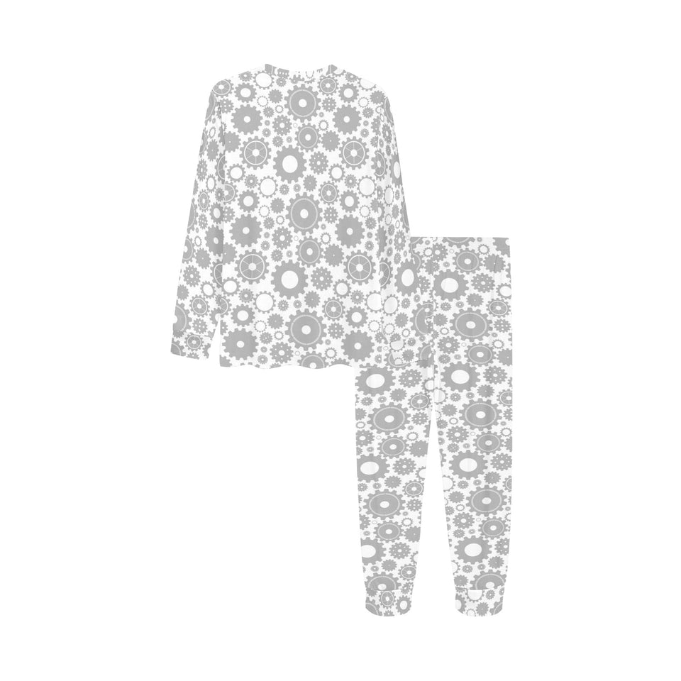 Gear Pattern Print Design 03 Kids' Boys' Girls' All Over Print Pajama Set