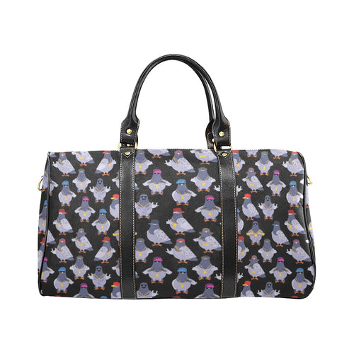 Pigeon Pattern Print Design 04 Travel Bag