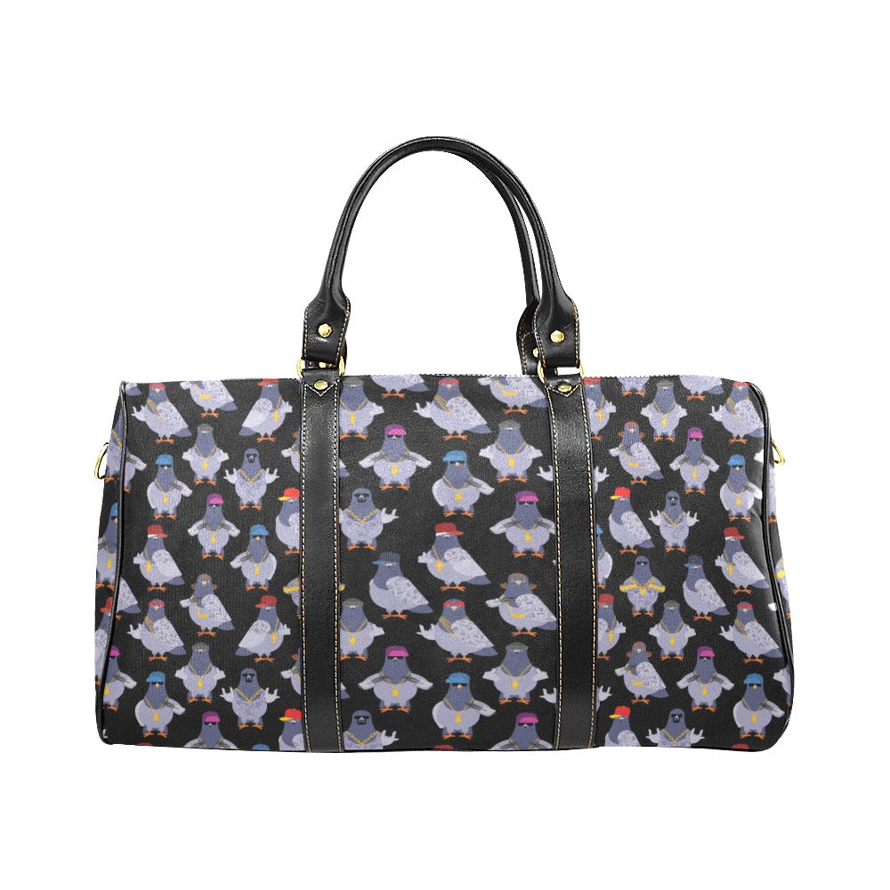 Pigeon Pattern Print Design 04 Travel Bag