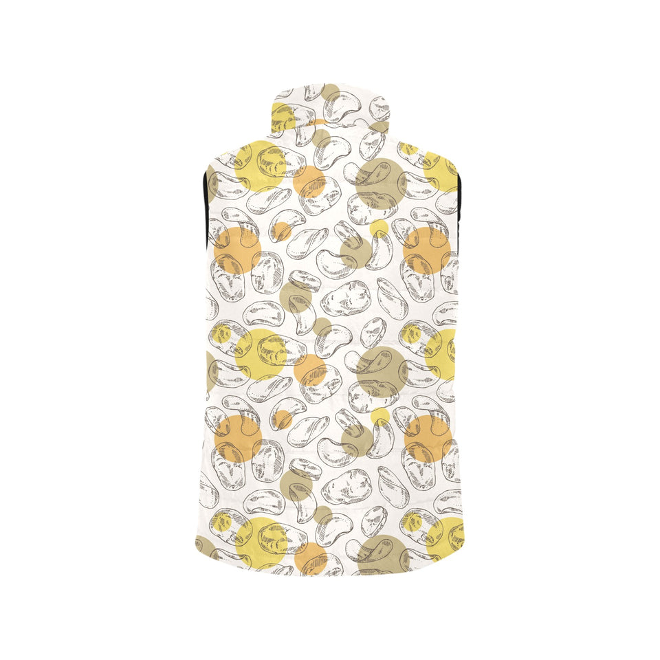 Potato Chips Pattern Print Design 02 Men's Padded Vest