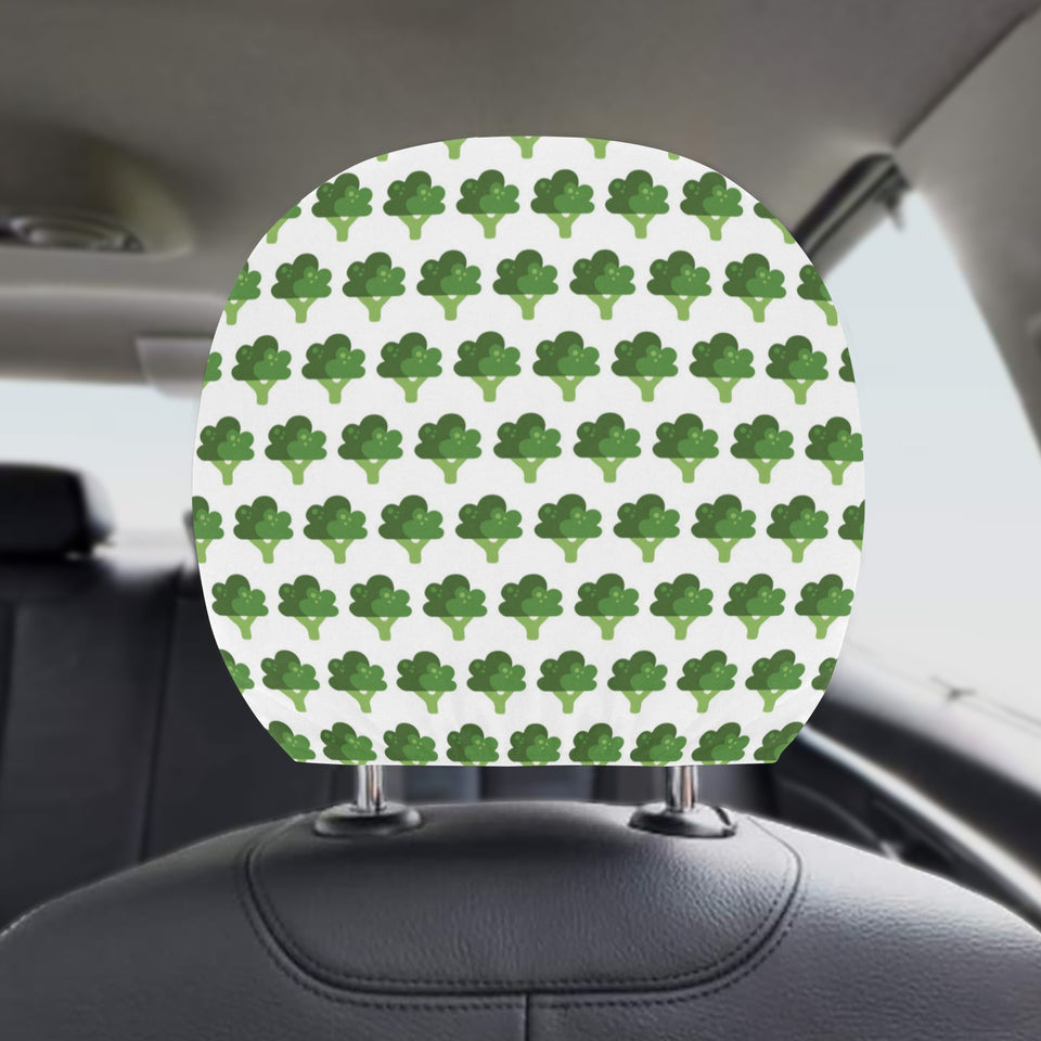 Broccoli Pattern Car Headrest Cover