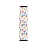 Ice Cream USA Theme Pattern Car Seat Belt Cover